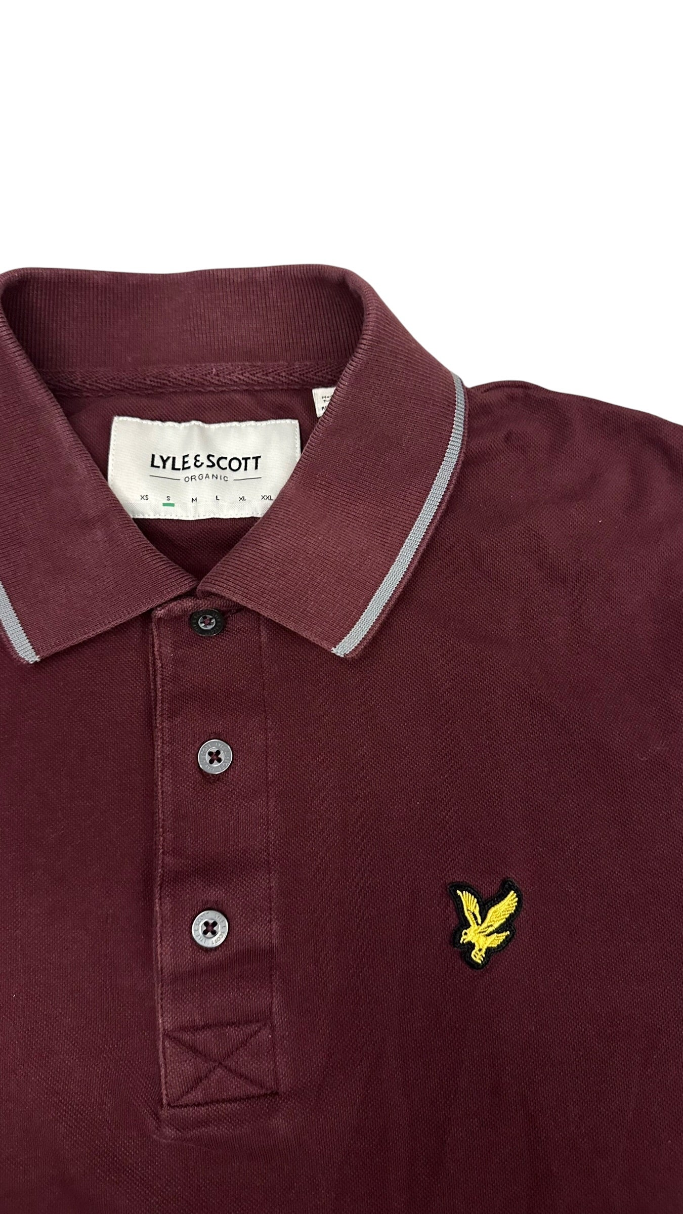 Lyle & Scott Polo Shirt Weinrot S