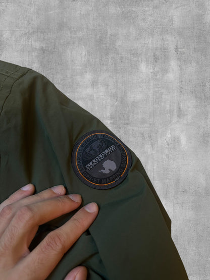 Napapijri Jacke Windbreaker Gefüttert Khaki L