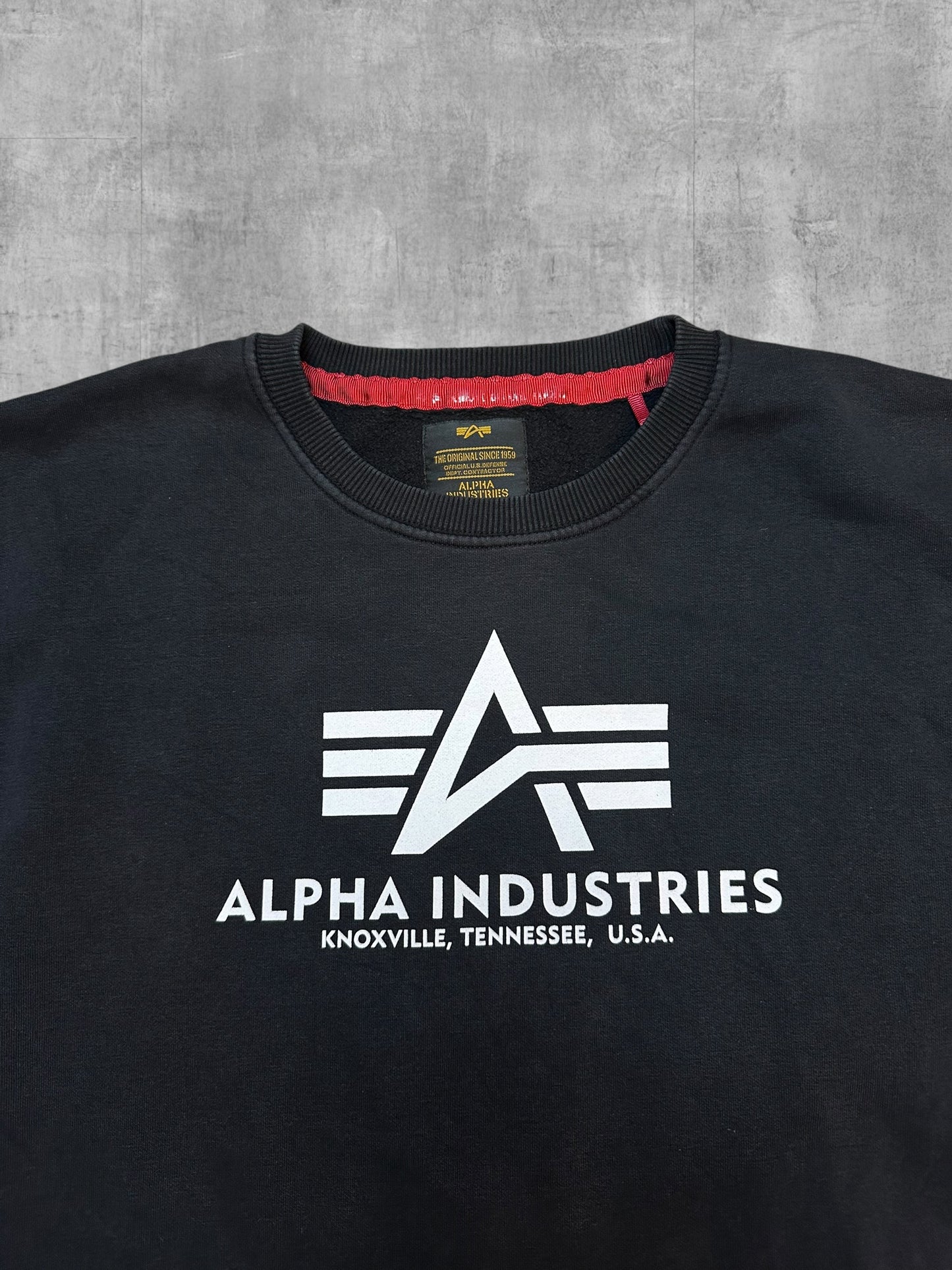 Alpha Industries Sweatshirt Schwarz XL