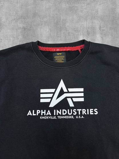 Alpha Industries Sweatshirt Schwarz XL