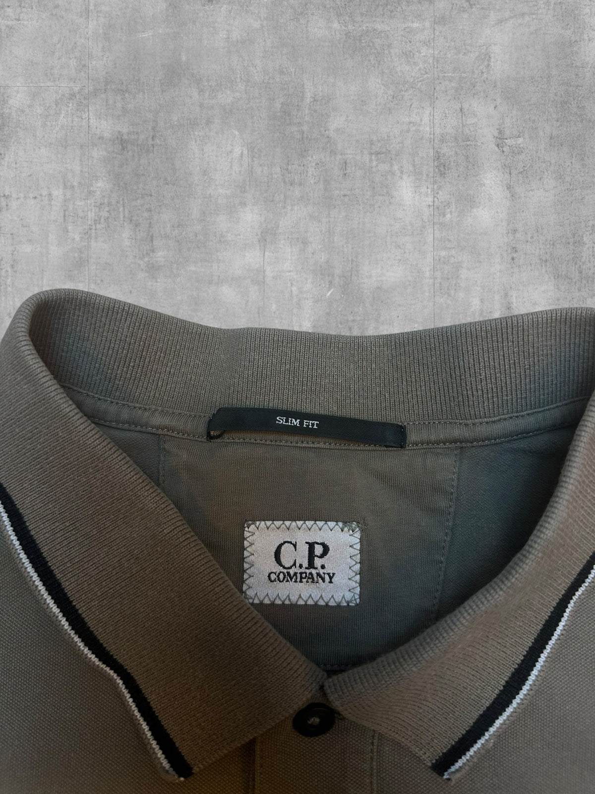 C.P. Company Polo Shirt Khaki XL Slim Fit