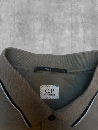 C.P. Company Polo Shirt Khaki XL Slim Fit