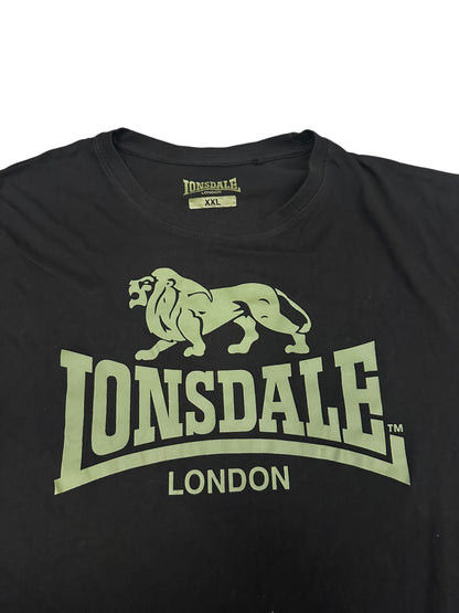 Lonsdale London T-Shirt Schwarz Khaki XXL