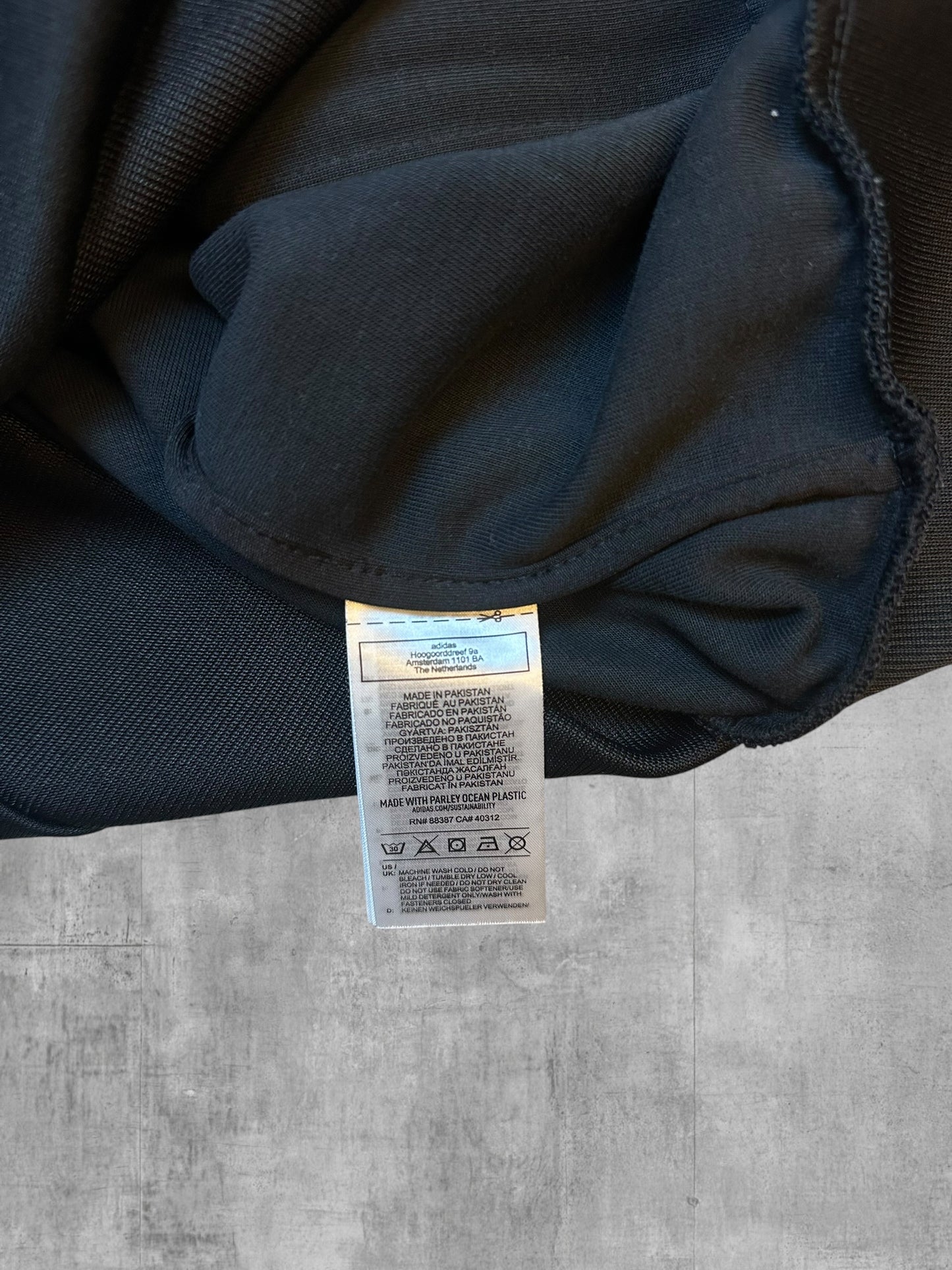 Adidas Firebird Trainingsjacke Schwarz Weiß L