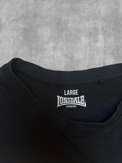 Lonsdale London T-Shirt Schwarz Weiß L