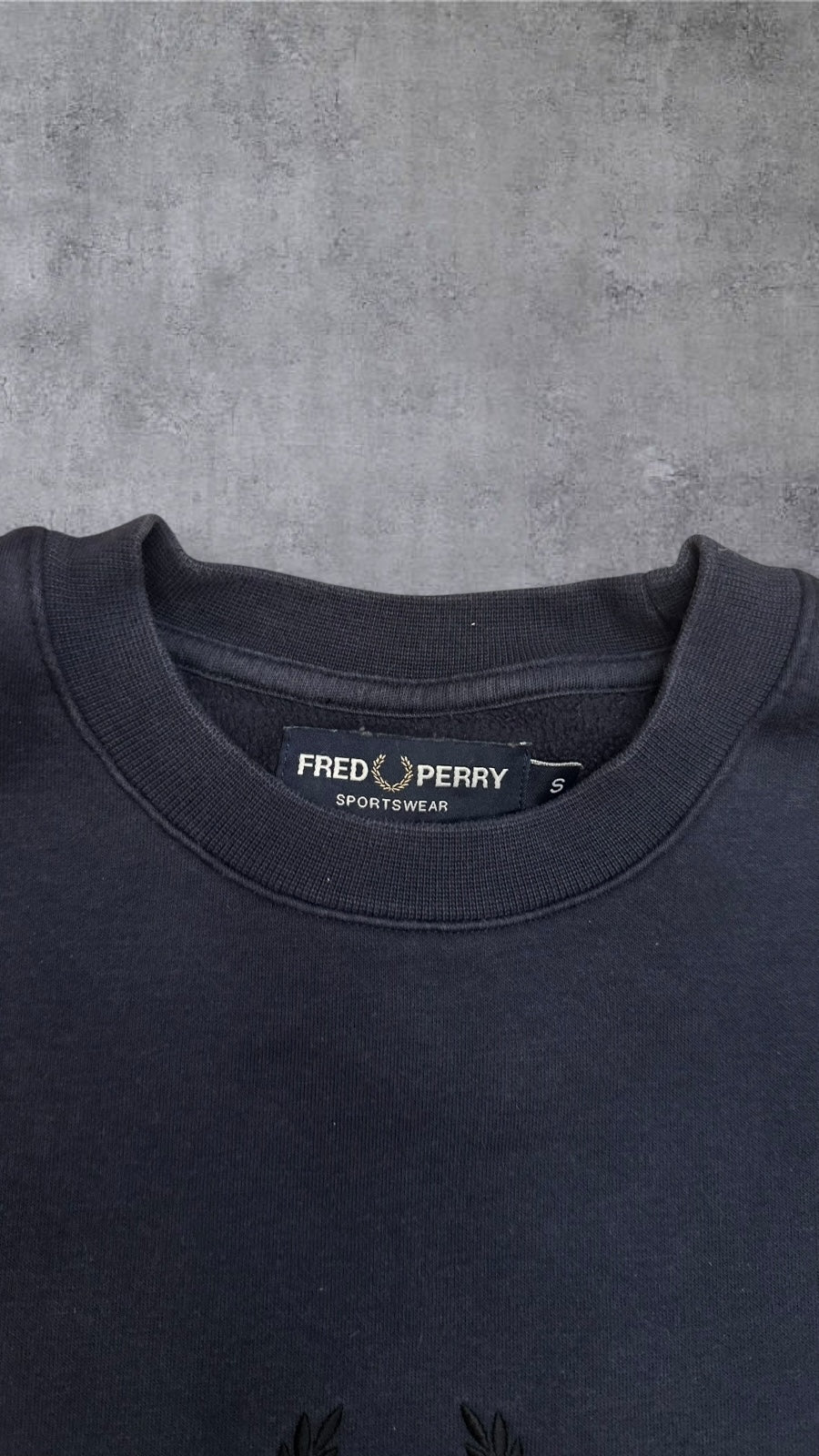 Fred Perry Sweatshirt Navy Blau S