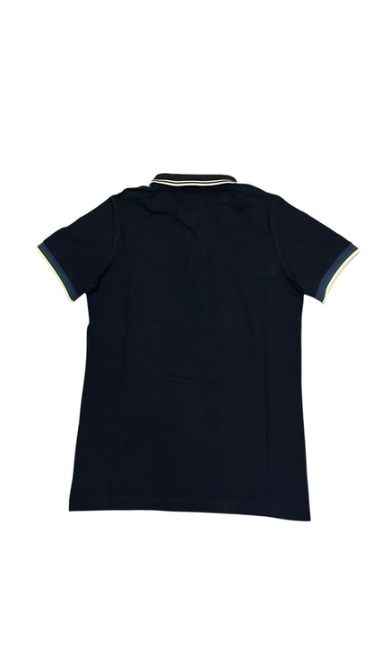 Fred Perry Polo Shirt Schwarzblau Weiß S