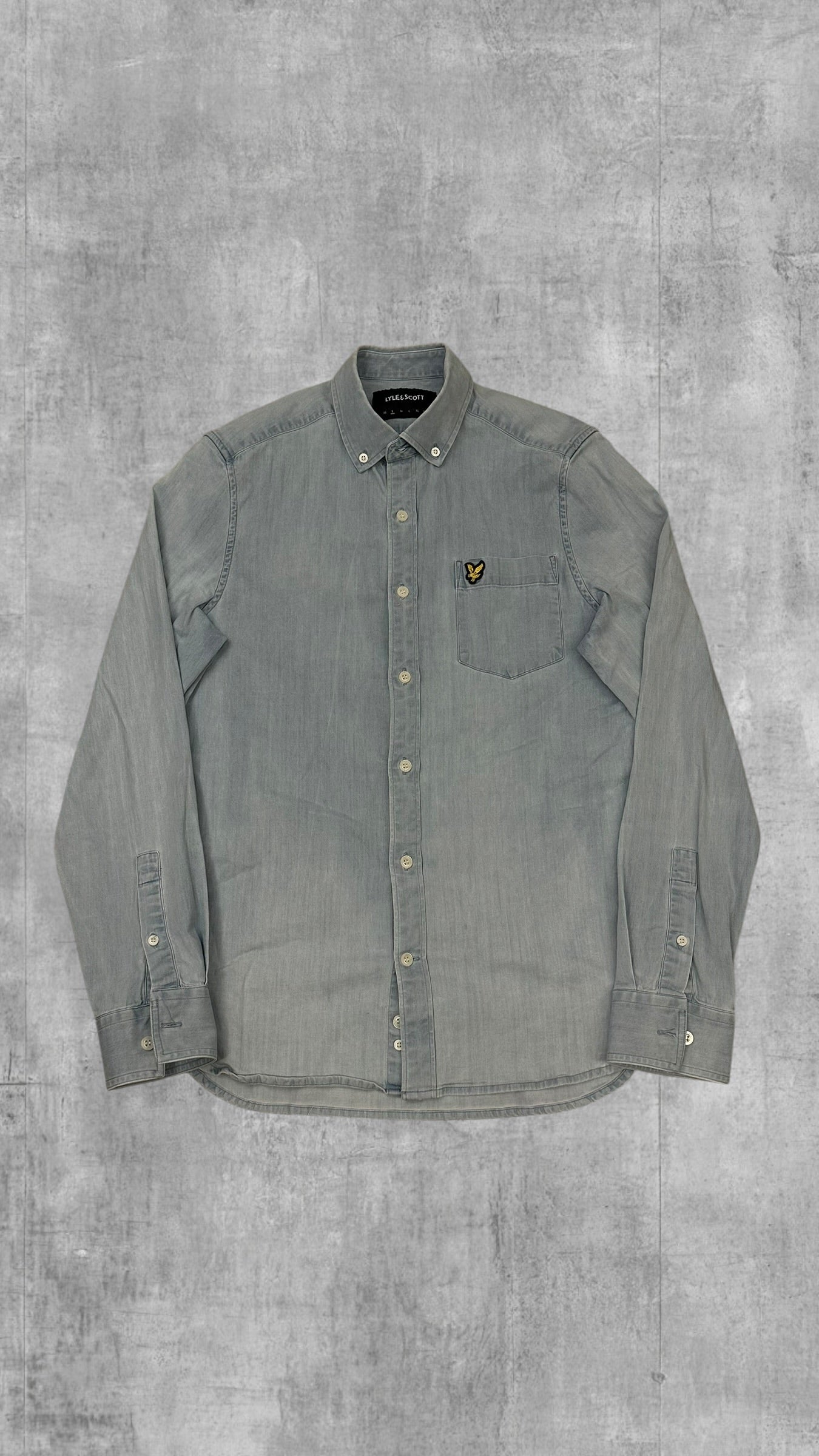 Lyle & Scott Hemd Hellblau S