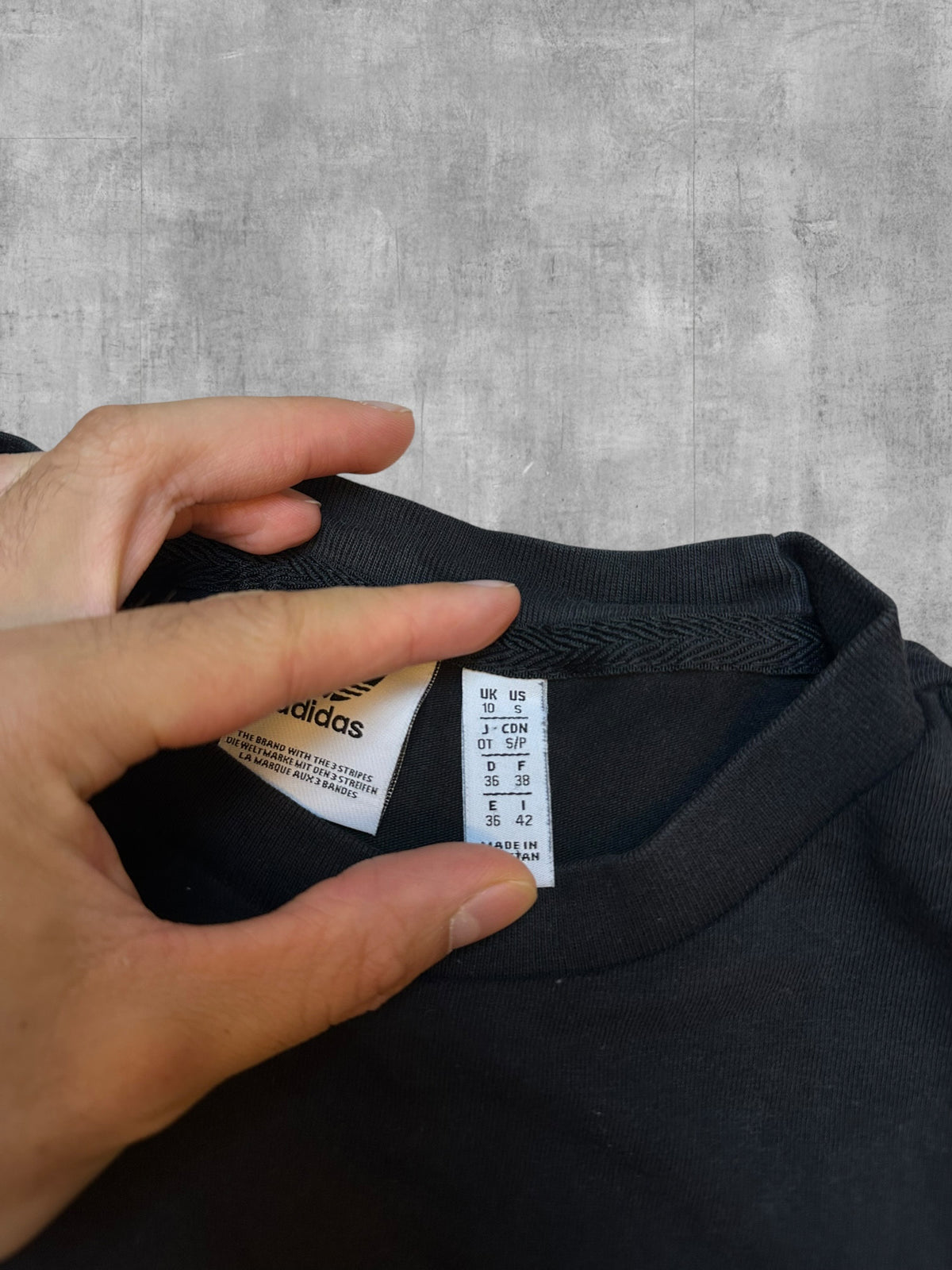 Adidas Damen T-Shirt Schwarz Damengröße S / 36