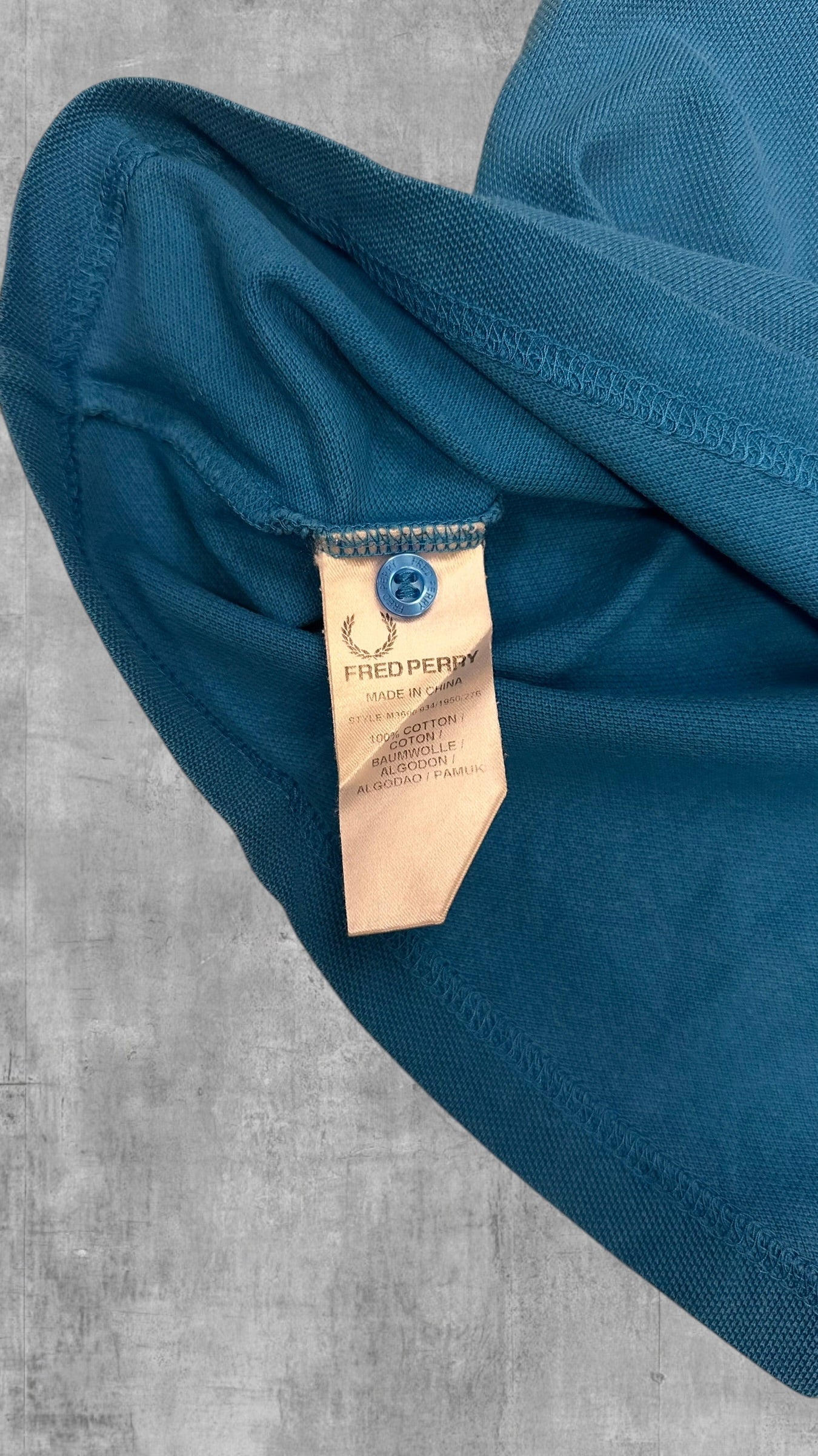 Fred Perry Polo Shirt Hellblau S