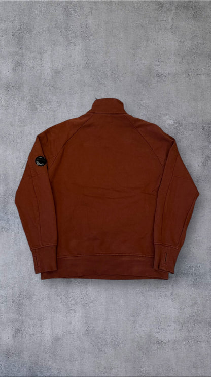 C.P. Company Half Zip Sweatshirt Rostrot L