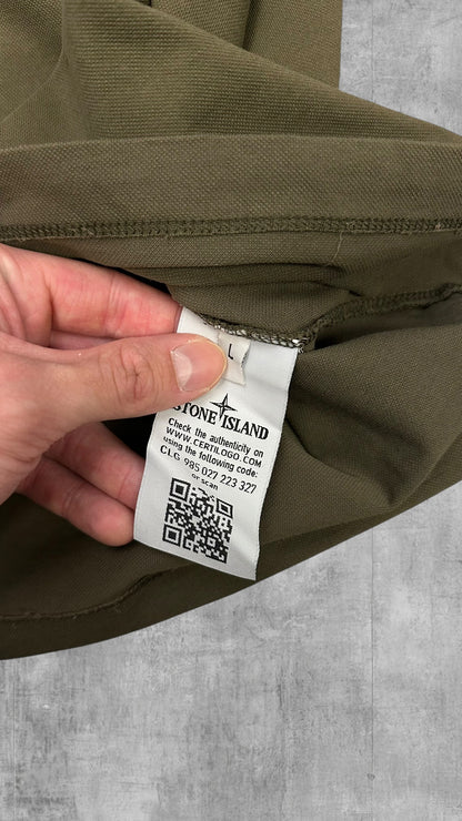Stone Island Polo Shirt Khaki M