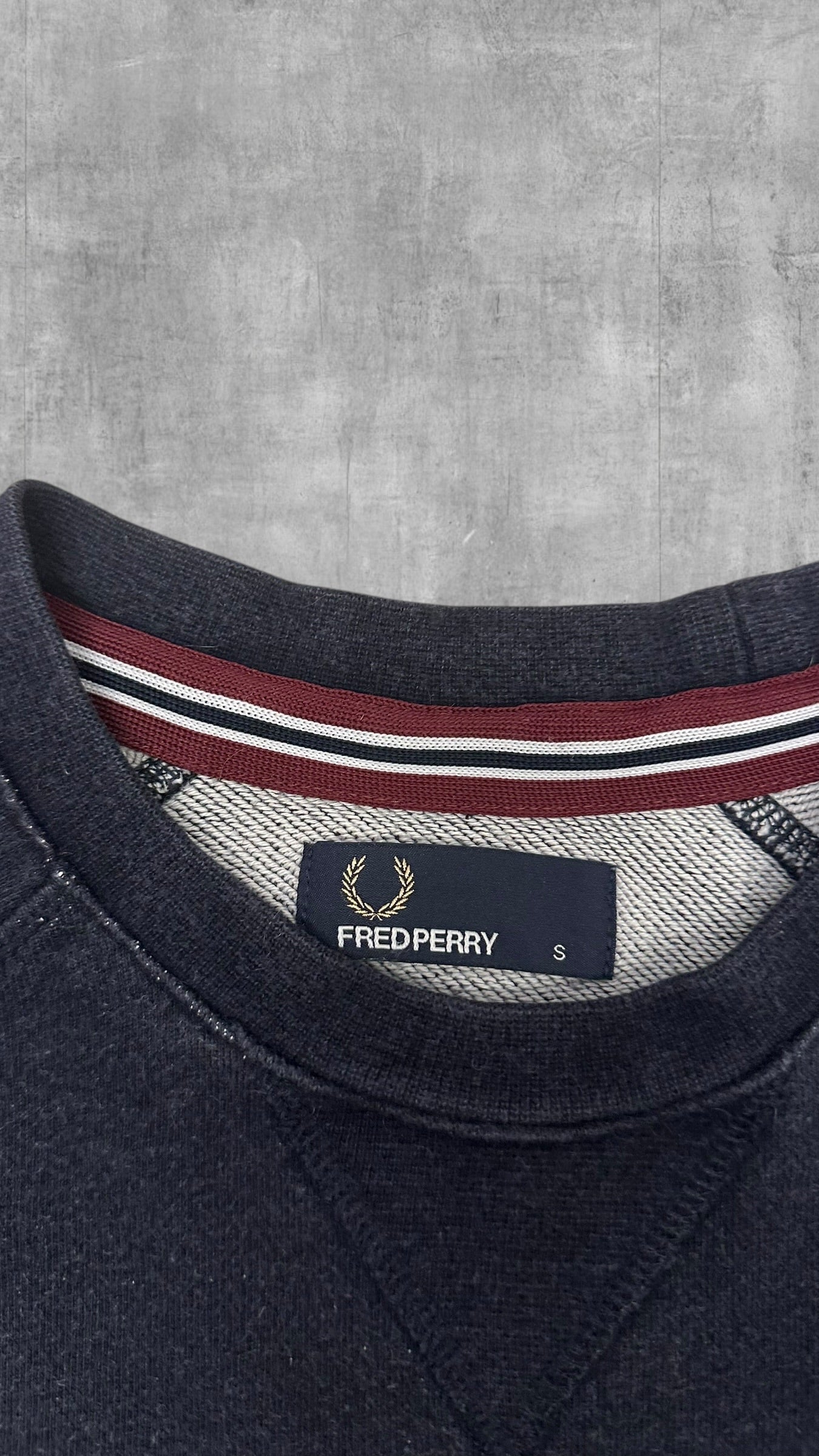 Fred Perry Sweatshirt Navy Blau S