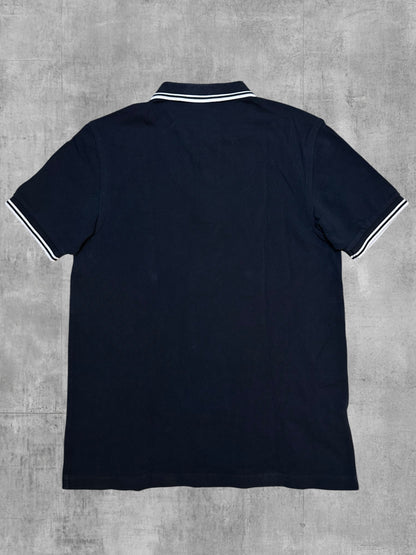 Fred Perry Polo Shirt Schwarz Weiß M