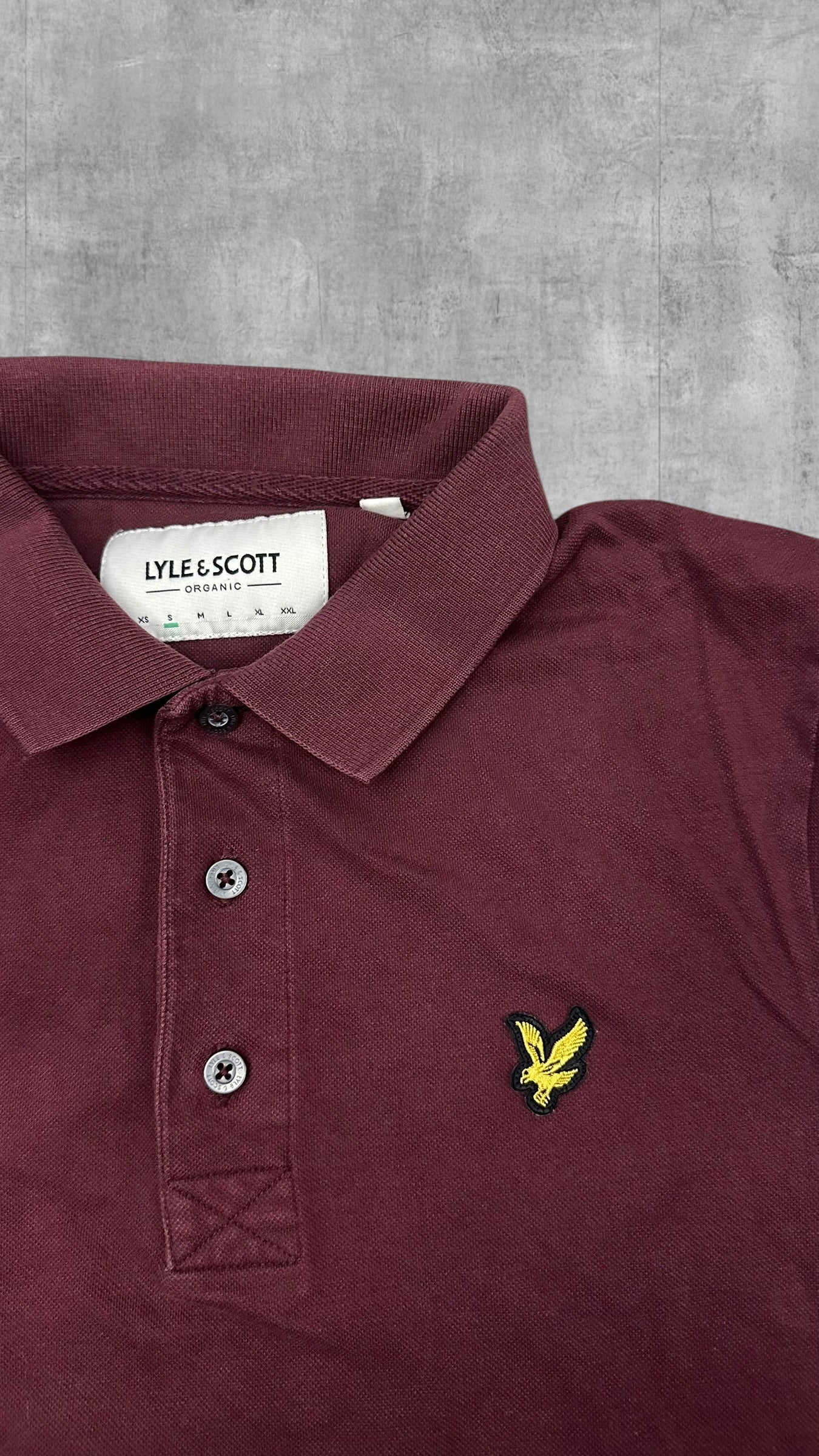 Lyle & Scott Polo Shirt Weinrot S