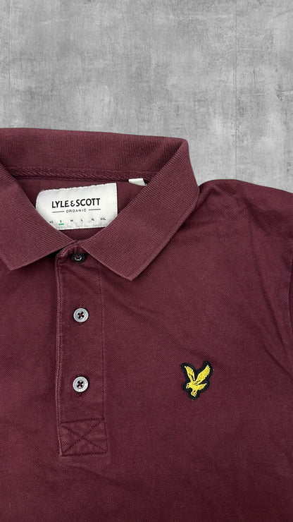 Lyle & Scott Polo Shirt Weinrot S