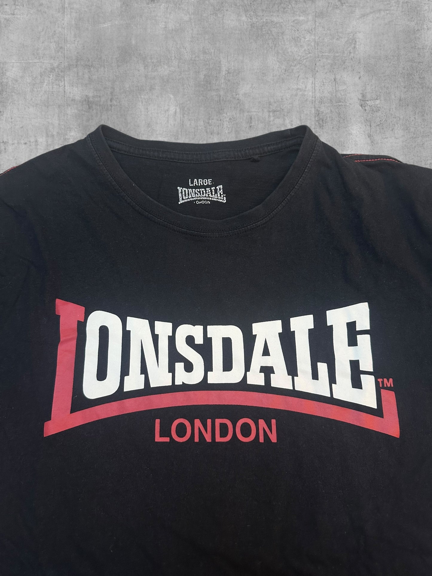 Lonsdale London T-Shirt Black L