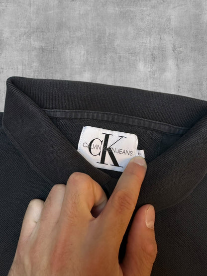 Calvin Klein Polo Shirt Schwarz S