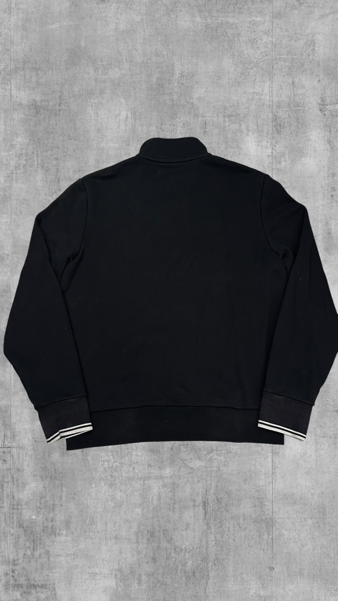 Fred Perry Half / Quarter zip Pullover Schwarz M