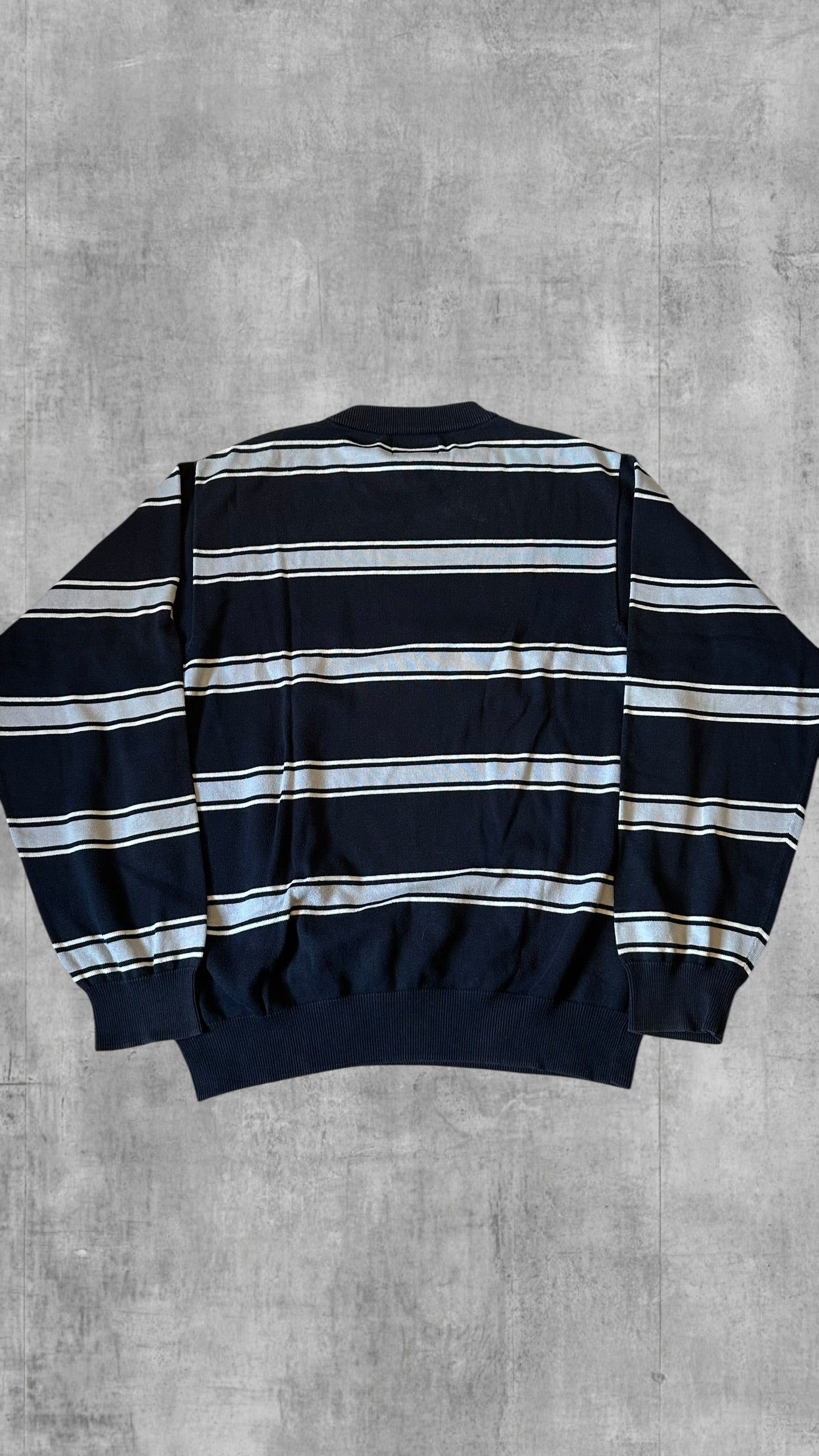 Fred Perry Sweatshirt Navy Blau Weiß M