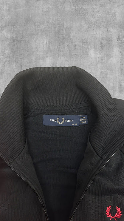 Fred Perry Trainingsjacke Taped Zip Jacke Frauengröße S