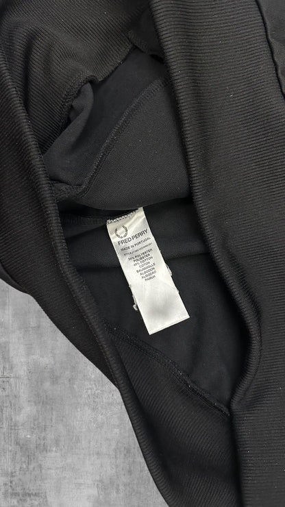 Fred Perry Vintage Trainingsjacke Schwarz Grau Blau XL
