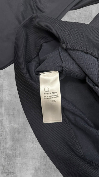 Fred Perry Trainingsjacke Zip Jacke Schwarz XL