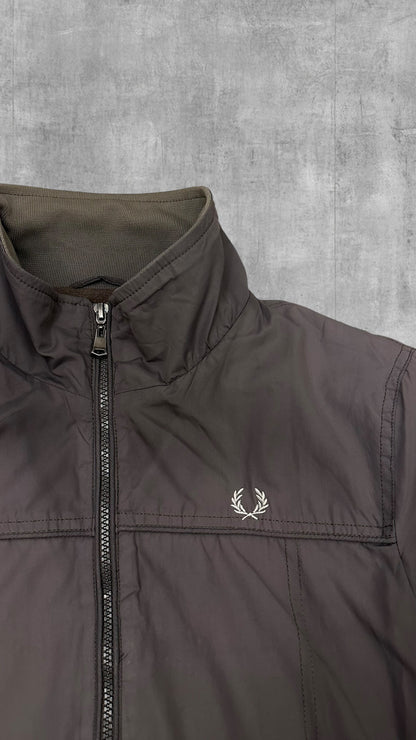 Vintage Fred Perry Bomberjacke Regenjacke Grau M