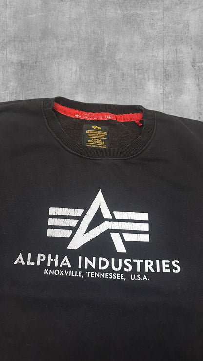 Alpha Industries Sweatshirt Schwarz XL