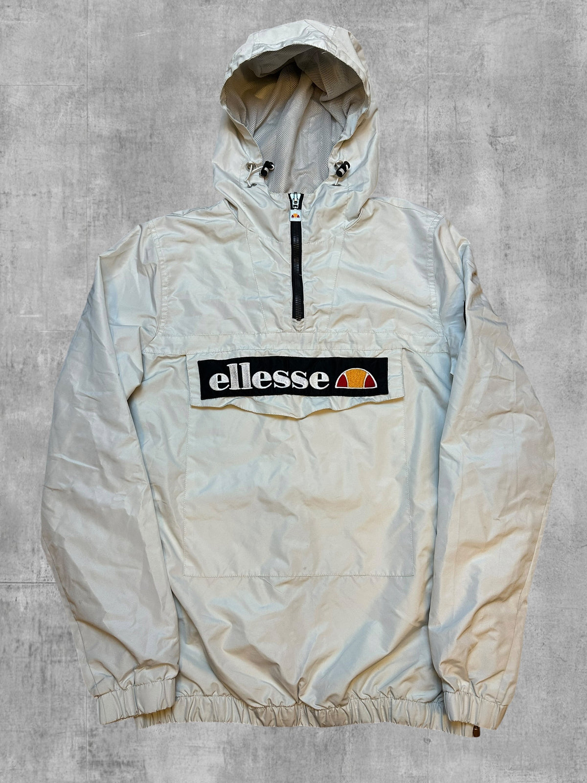 Ellesse Windbreaker Weiß Schwarz M