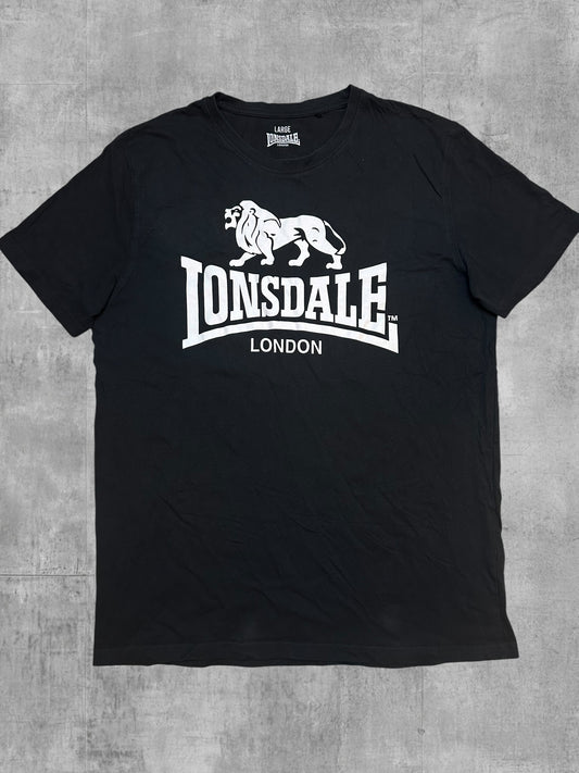 Lonsdale London T-Shirt Schwarz Weiß L