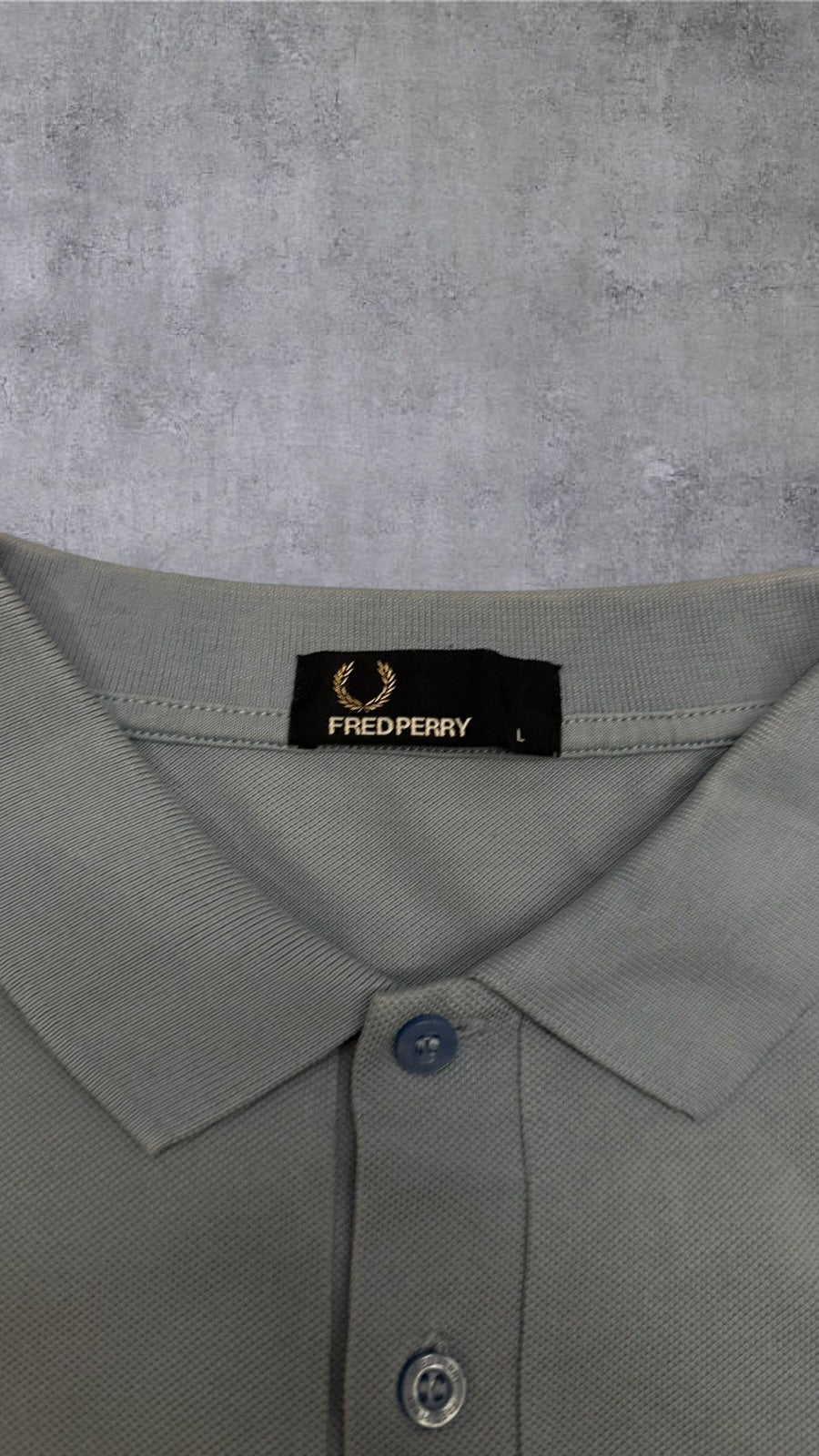 Fred Perry Polo Shirt Hellblau L