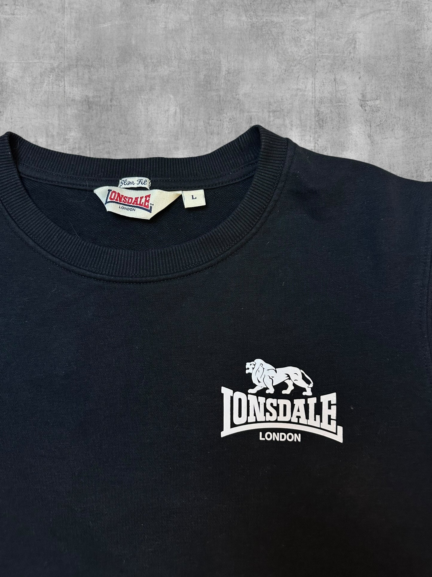 Lonsdale London Sweatshirt Schwarz L