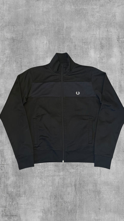 Fred Perry Trainingsjacke Taped Zip Jacke Schwarz S