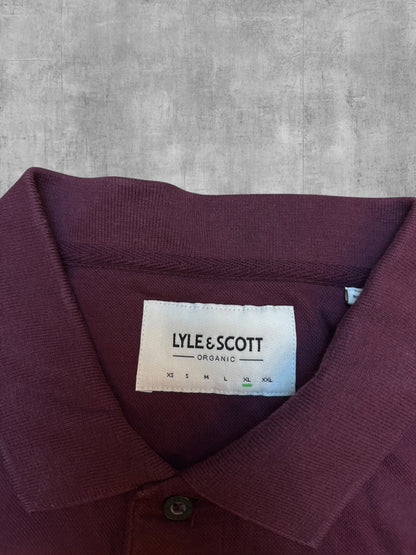 Lyle & Scott Polo Shirt Weinrot XL