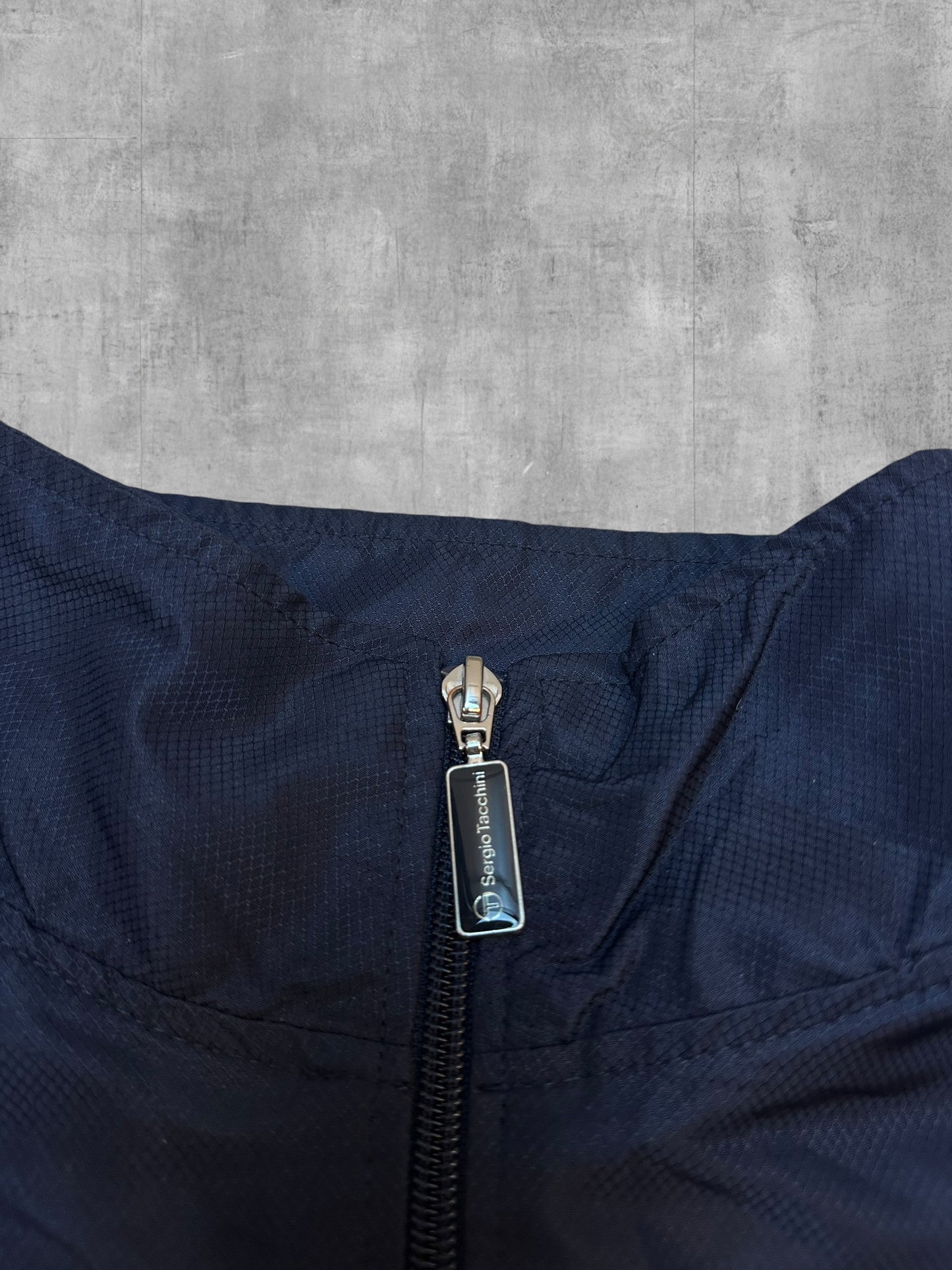 Sergio Tacchini Trainingsjacke Weiß Navy Blau L