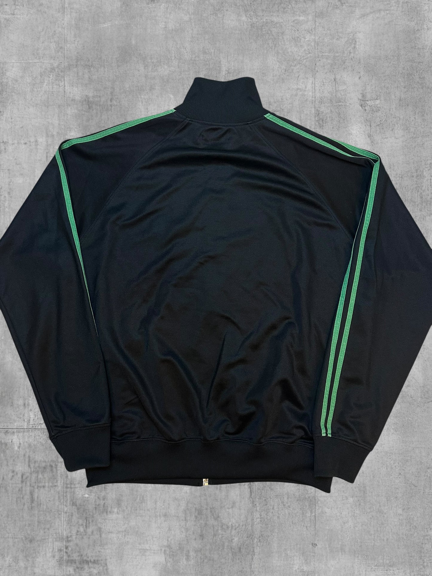 Fred Perry VintageTrainingsjacke Schwarz Grün L