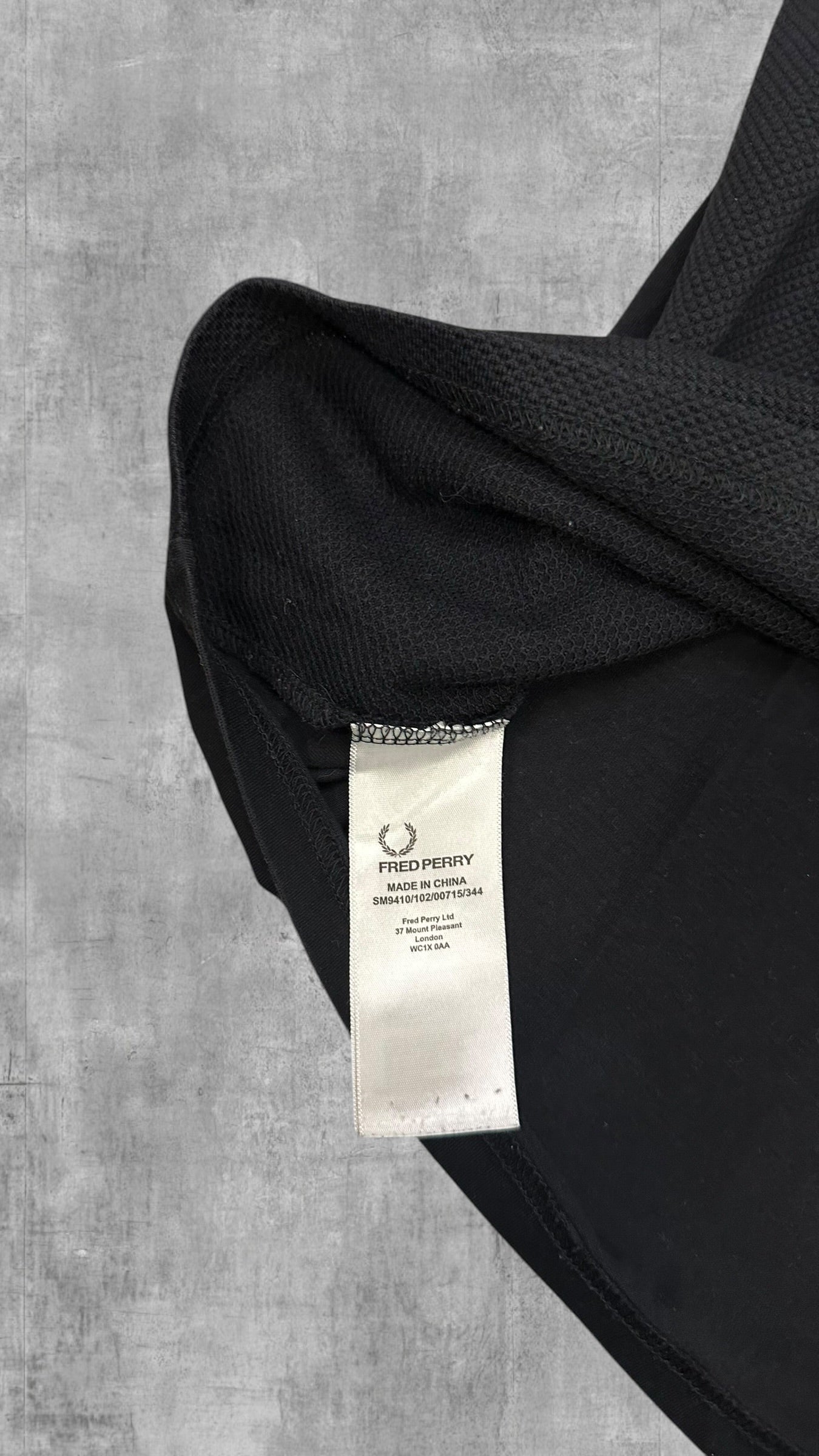 Fred Perry Longsleeve (dünnes Sweatshirt) Schwarz M