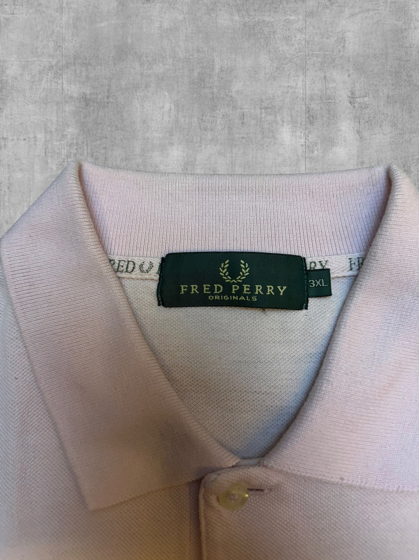 Fred Perry Vintage Polo Shirt Rose 3XL