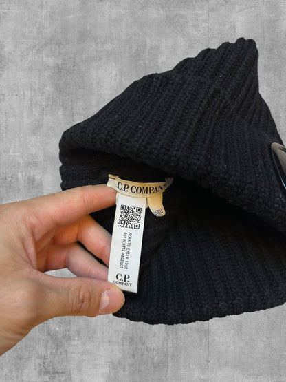 C.P. Company Goggle Beanie Mütze Schwarz