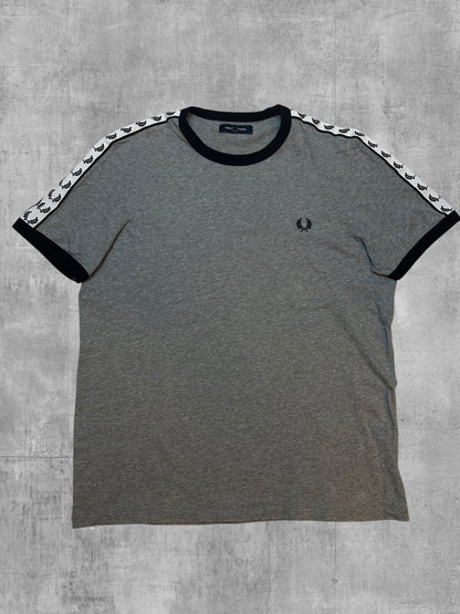 Fred Perry T-shirt taped Grau L