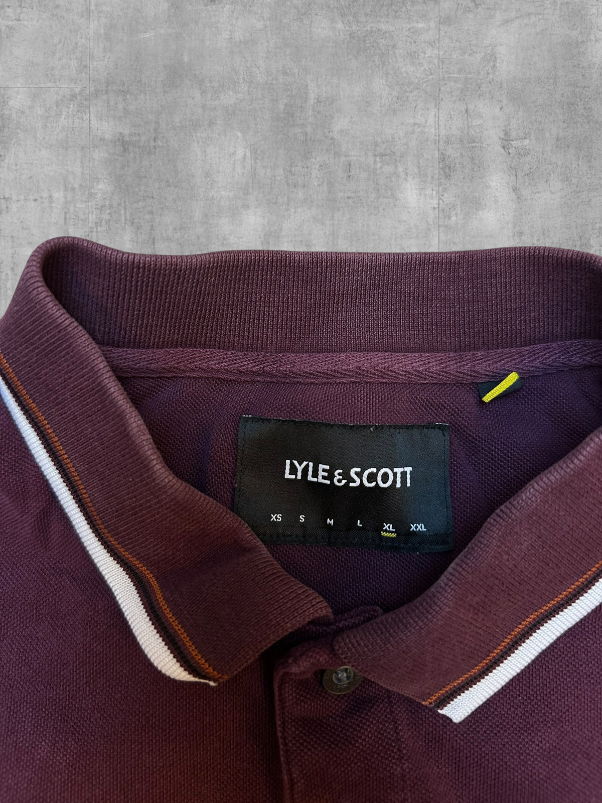 Lyle & Scott Polo Shirt Weinrot XL