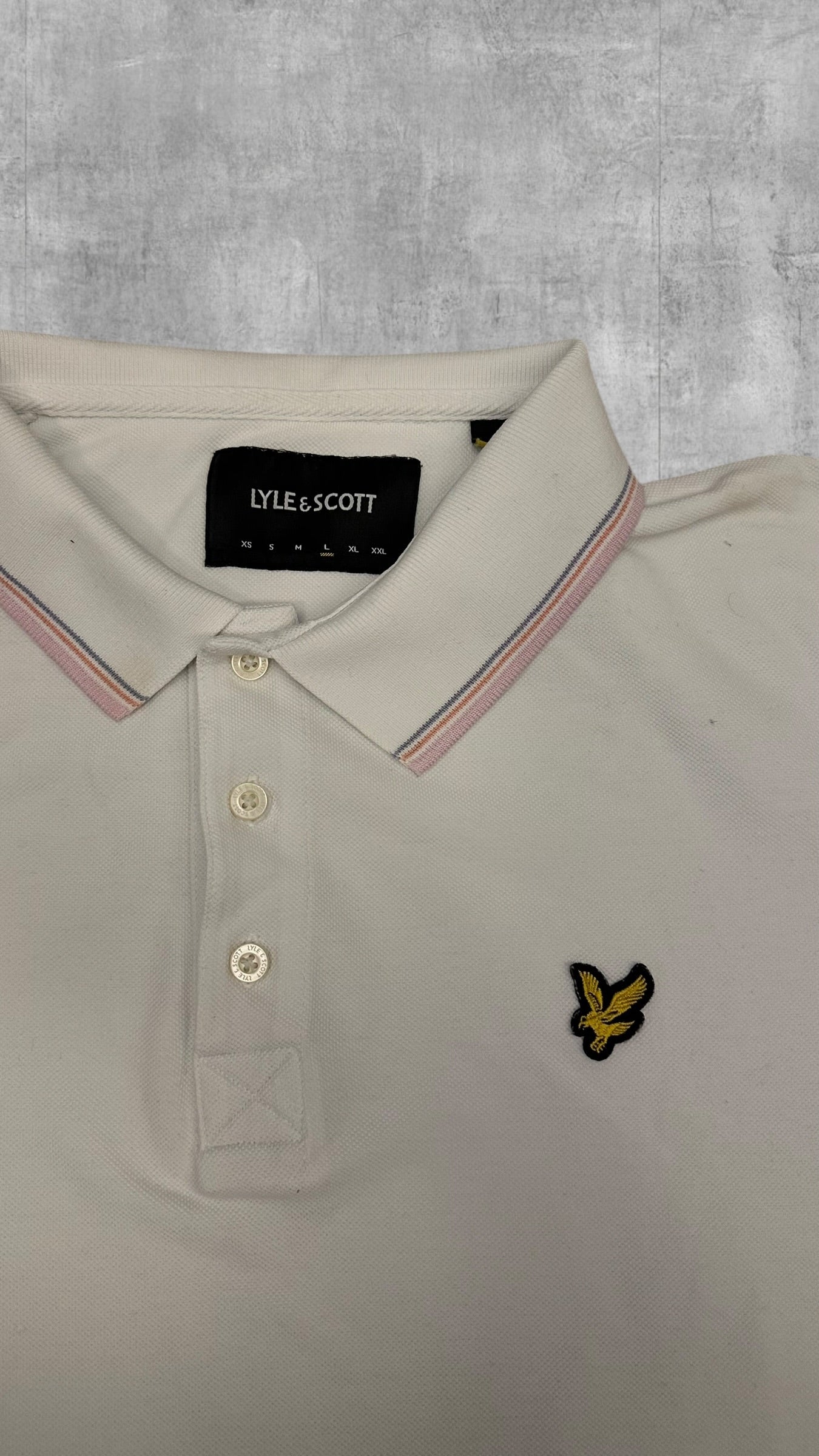 Lyle & Scott Polo Shirt Weiß L