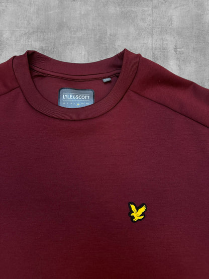 Lyle & Scott Sweat-shirt Bordeaux Noir XL