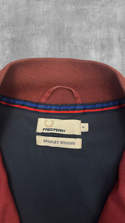 Fred Perry Bomberjacke Regenjacke Weinrot M