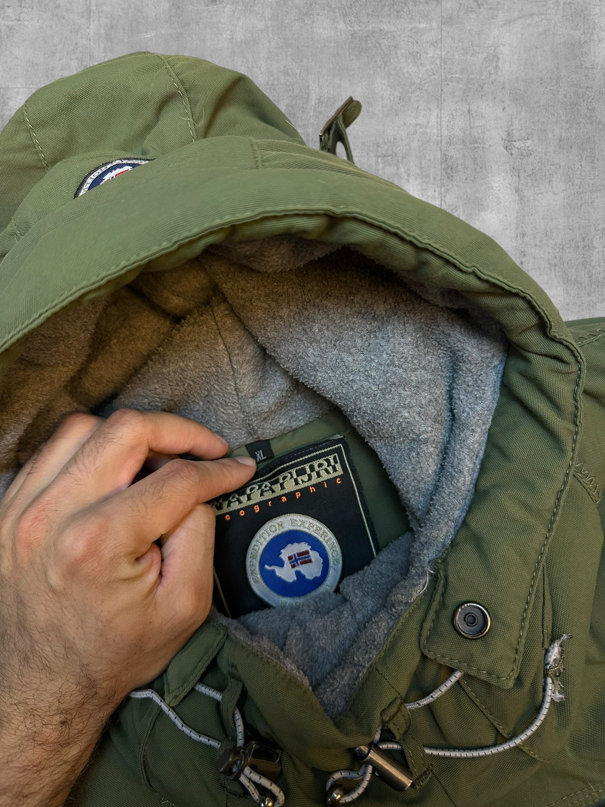 Napapijri Winterjacke Gefüttert Khaki XL