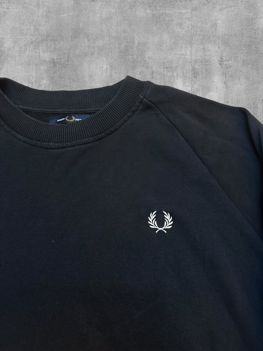 Fred Perry Sweatshirt Special Edition Schwarz Weiß L