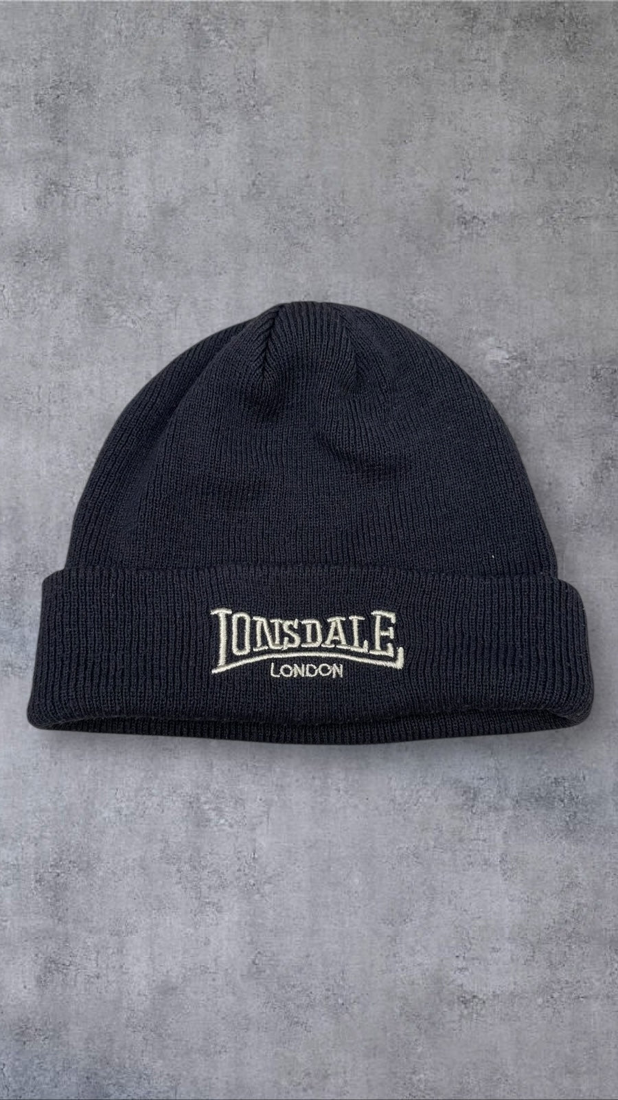 Londsdale London Beanie Wintermütze Grau