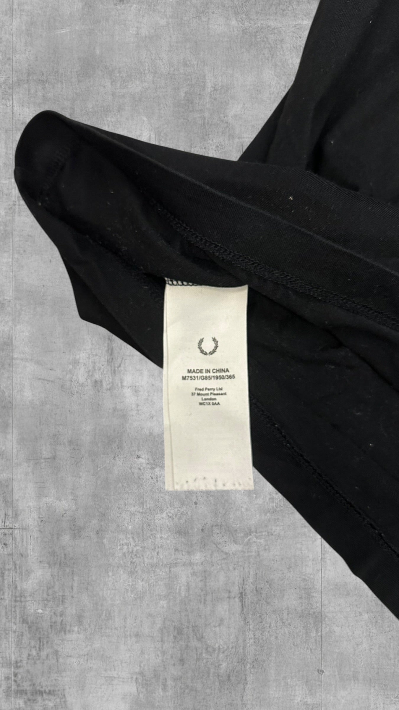 Fred Perry T-shirt Schwarz Grau M