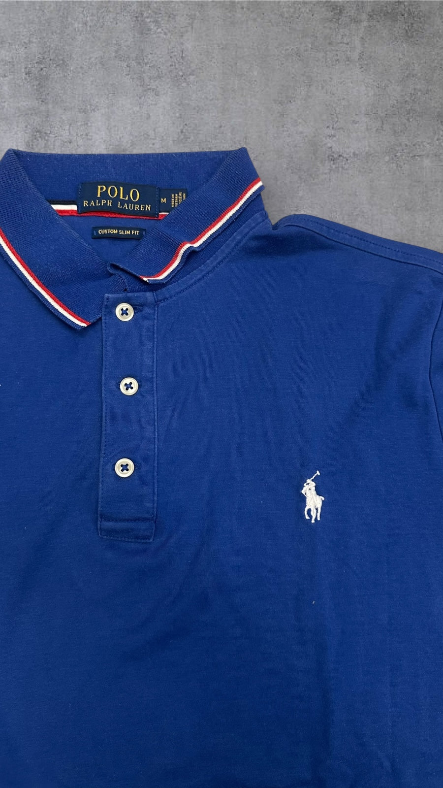 Polo Ralph Lauren Polo Shirt Blau M Slim Fit
